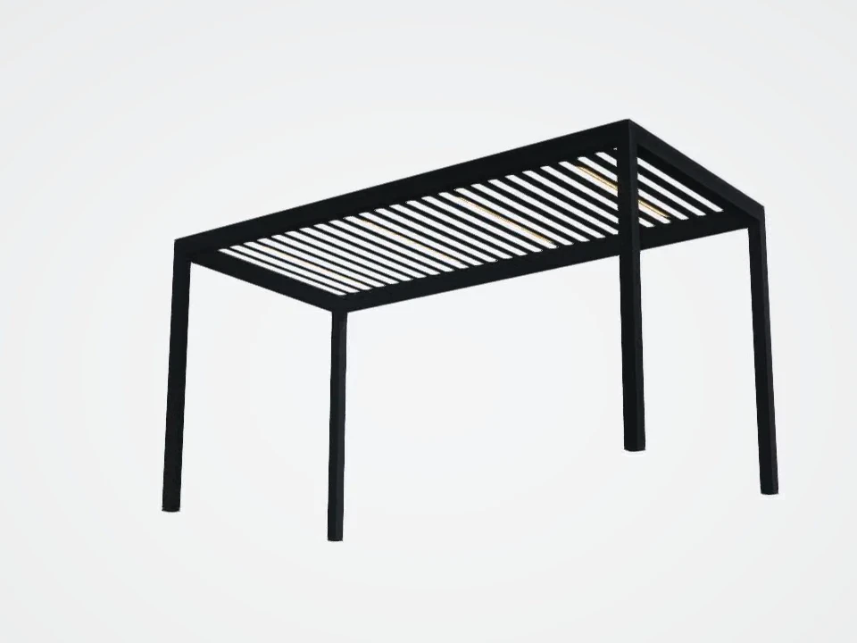 Bioklimatická pergola Koverta v 3D vizualizácii
